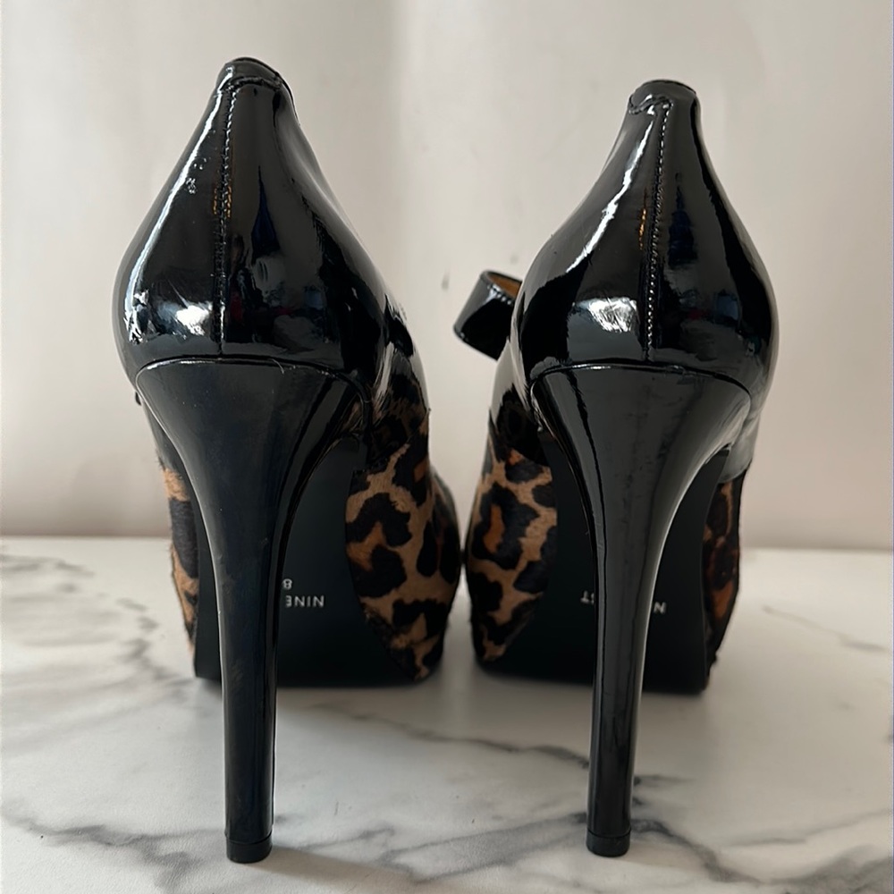 New- Nine West animal print heels - Picture 12 of 16